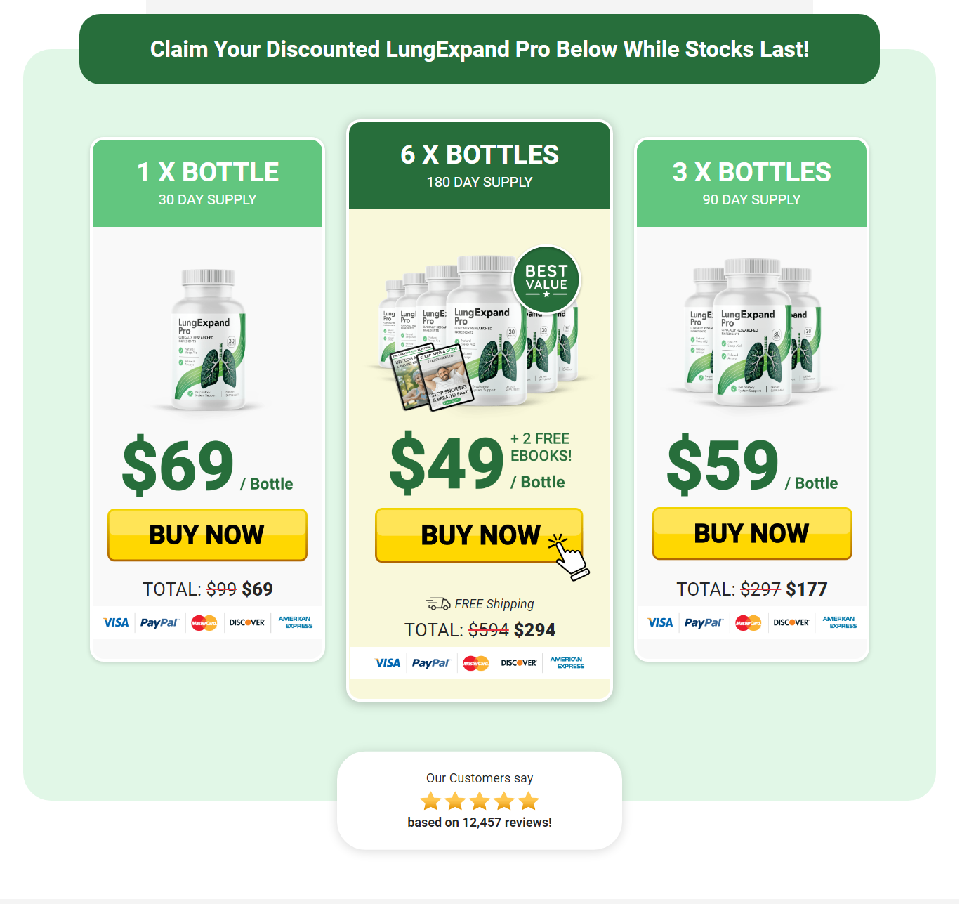 3 Days LungExpand Pro Discount Offer